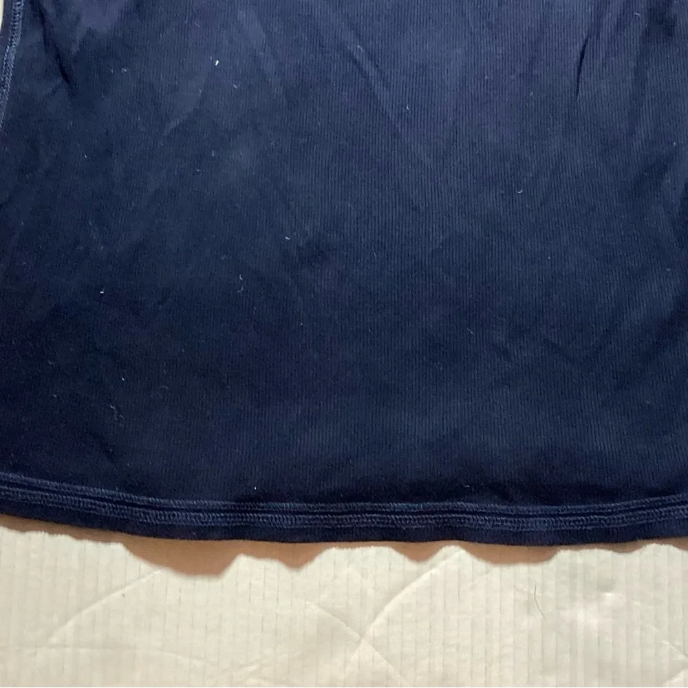 Aeropostale Dark Blue V-Neck Top with Pink Logo - Picture 9 of 9